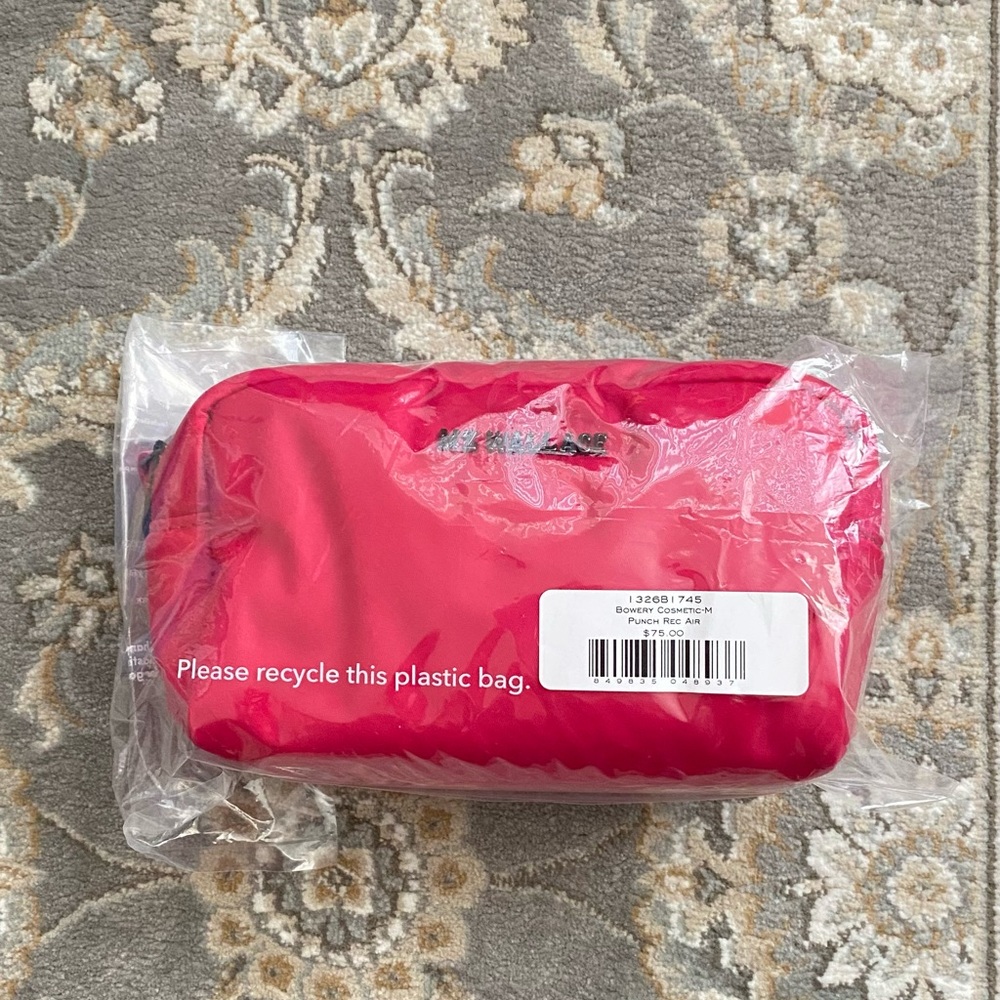 NWT MZ Wallace Bowery Cosmetic Bag in Punch - Medium